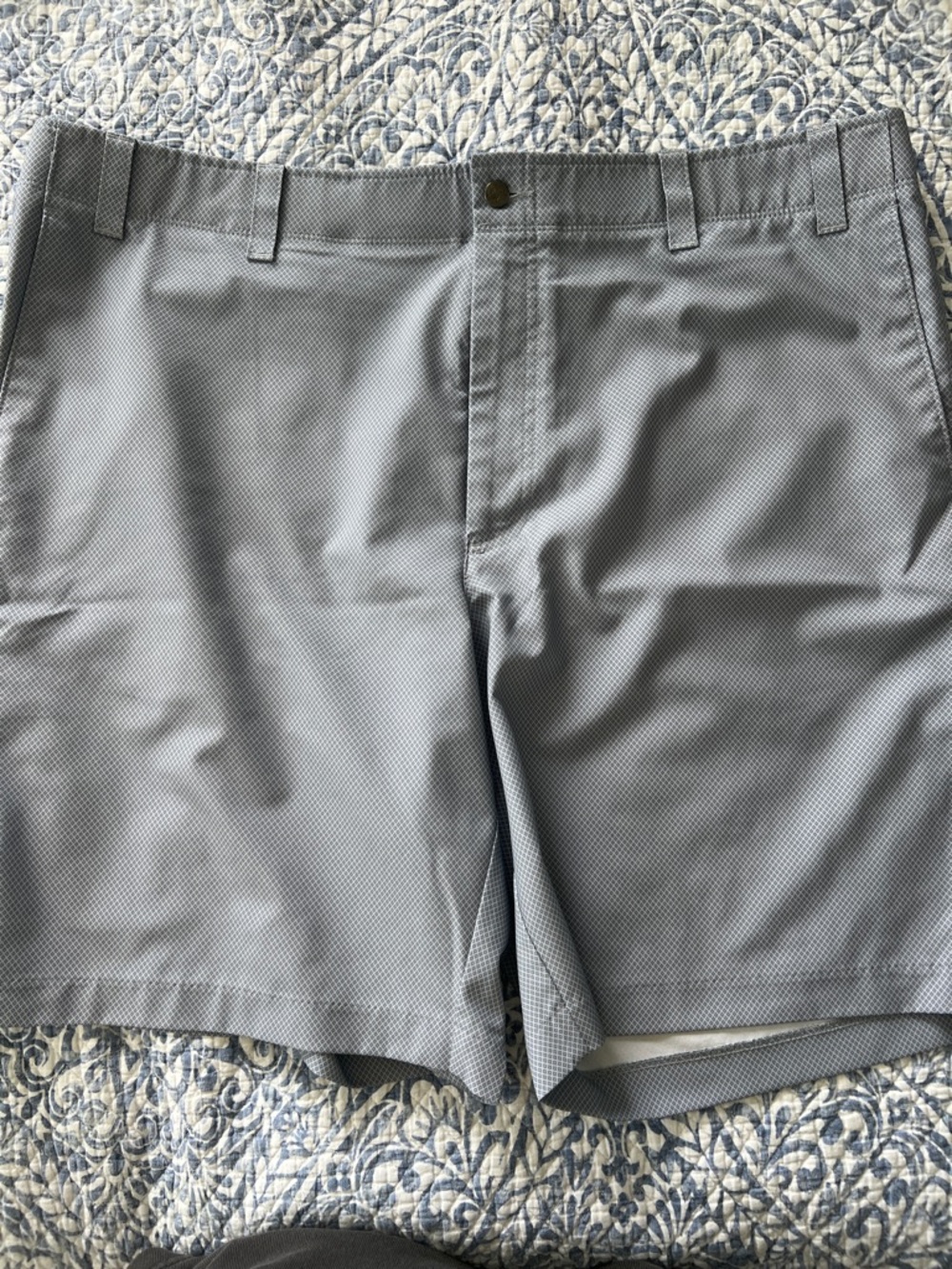 Callaway Light Blue Textured Golf Shorts